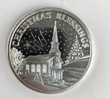 Christmas blessings 2003 one troy ounce fine silver round