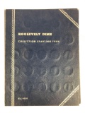 Roosevelt silver dime collection book