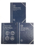 Group of three Jefferson nickel coin books