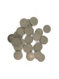 Group of 25 V nickels