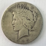 1923-S peace silver dollar