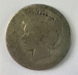 Date unknown silver peace dollar