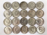 Group of 20 1964 Kennedy silver half dollars