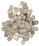 Group of 132 mercury silver dimes