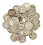 Group of 29 1943-45 Washington silver quarters