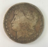 1887-0 Morgan silver dollar