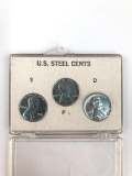 1943 US steel pennies