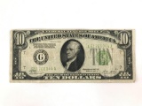 Series 1928B 10 dollar note