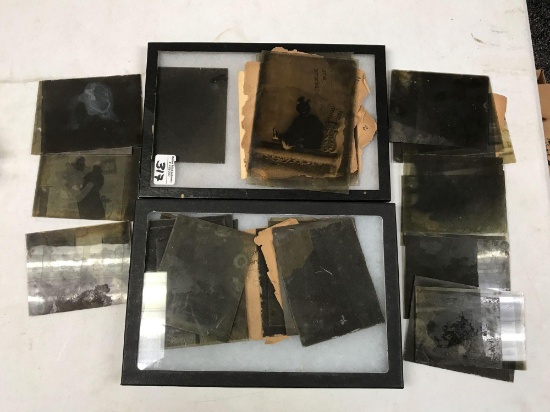 Large Collection of Glass Plate Negatives