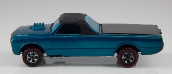 Hot Wheels Redline 1967 Aqua Custom Fleetside