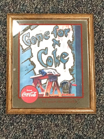 Coca-Cola limited edition mirrored picture