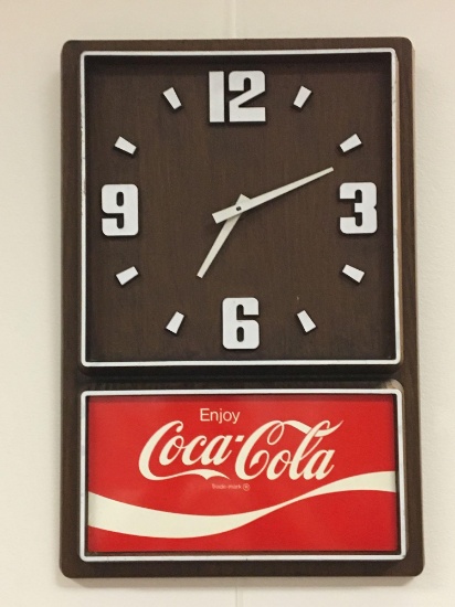 Vintage coca-cola clock