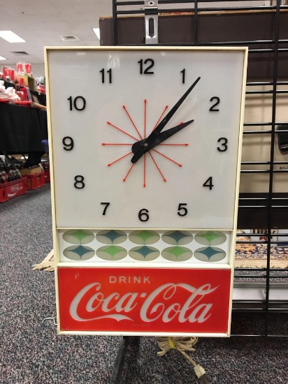 Vintage Coca-Cola electric clock