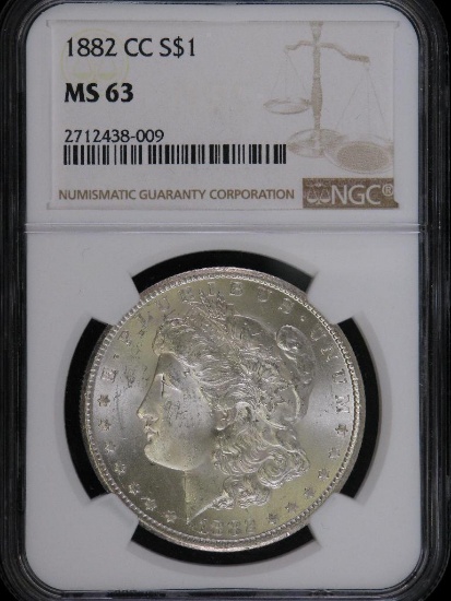 1882-CC Morgan Dollar NGC MS63