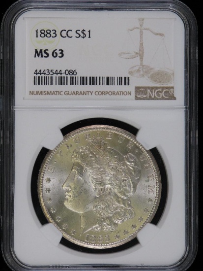 1883-CC Morgan Dollar NGC MS63