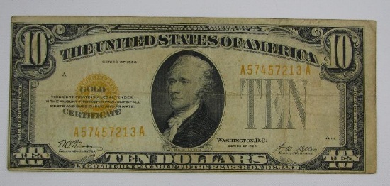 Series of 1928 $10 Gold Certificate