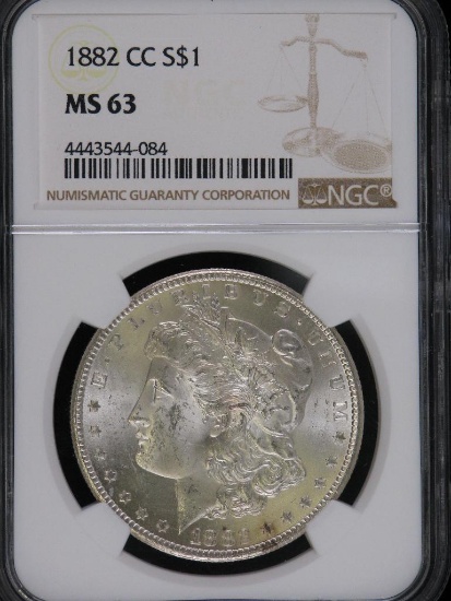 1882-CC Morgan Dollar NGC MS63