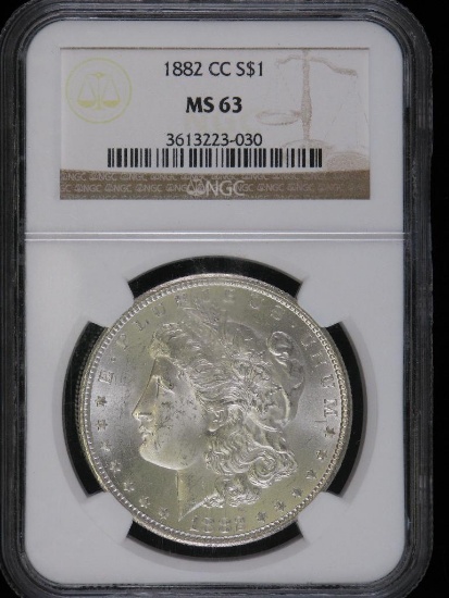 1882-CC Morgan Dollar NGC MS63