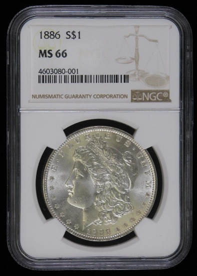 1886-P Morgan Dollar NGC MS66