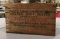 Vintage advertising Winchester wooden box