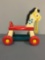 Toddlers Fisher-Price play horse on wheels