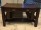 Vintage Oak library desk with two drawers