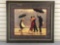 Vintage print of man and women dancing