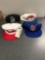 Group of 4 caps