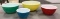Vintage Set of 4 Pyrex nesting bowls