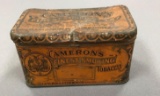 Vintage Cameron?s tobacco advertising tin