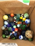 Group of vintage marbles