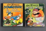 Group of 2 antique Walt Disney hard cover kids books
