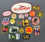 Group Of Advertising patches and pin backs