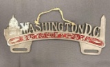 Vintage Washington D.C. Licence Plate Topper