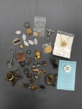 Group of misc. pendents, rings and more