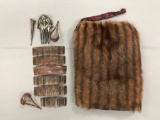 Vintage hand warmer mink and more