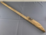 Antique wooden primitive tool