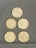 Group of 10 1964 Kennedy Silver half dollars