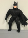 Plush Batman doll with plastic head
