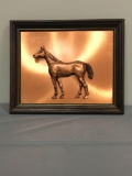 Copper horse art