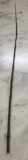 Vintage wooden cane pole