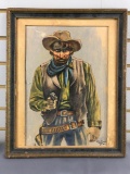 vintage Cowboy print