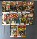 Vintage group of 15 comic books from the 1940s, 50s and 60s