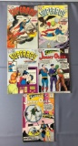 Vintage group of 5 Superboy comic books