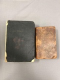 Group of 2 vintage bible and bible doctrini