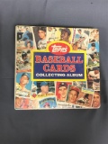Album of baseball and hockey cards