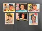 Group of 6 vintage baseball cards