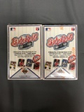Group of 2 sealed boxes of Upper Deck 1991 baseball cards