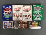 Group of sealed and unsealed baseball cards