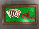 Framed Royal Flush decor